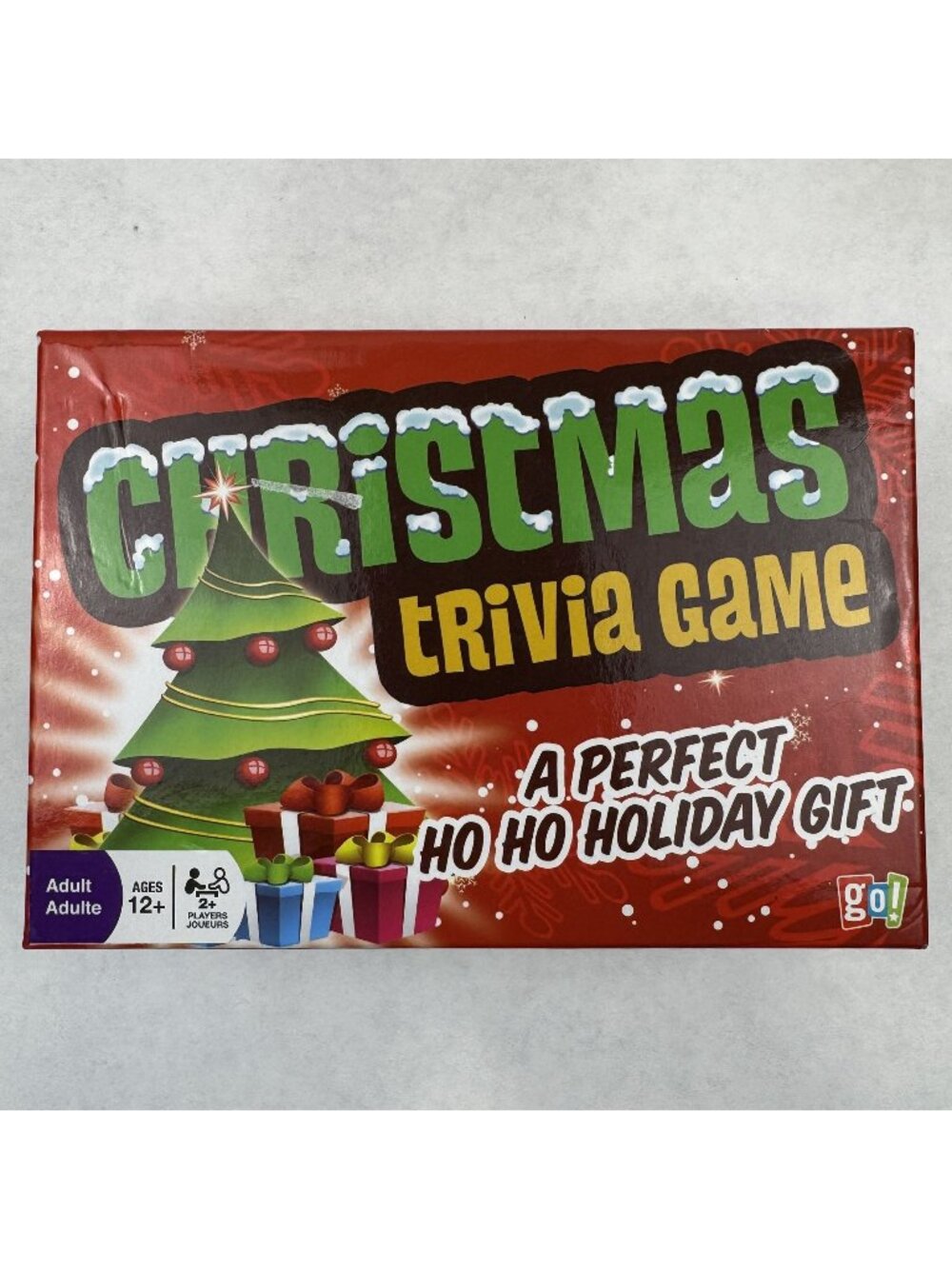 Christmas Trivia Game By Go! Games Family Fun 220 Cards 2+ Players Adult 12+